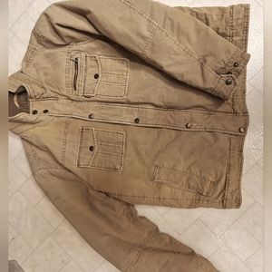 Mens Levi's Jacket Size Large Light cream brown